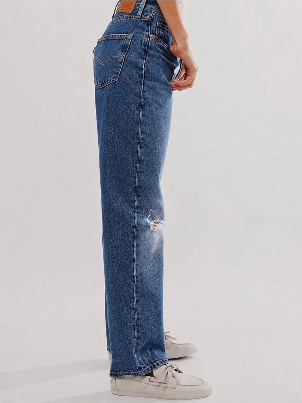 Vintage Levi’s 501 Button Fly Jeans Distressed Grunge 90s Straight Leg USA - Picture 2 of 13